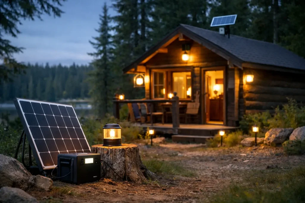 10 Small Cabin Solar Lighting Ideas