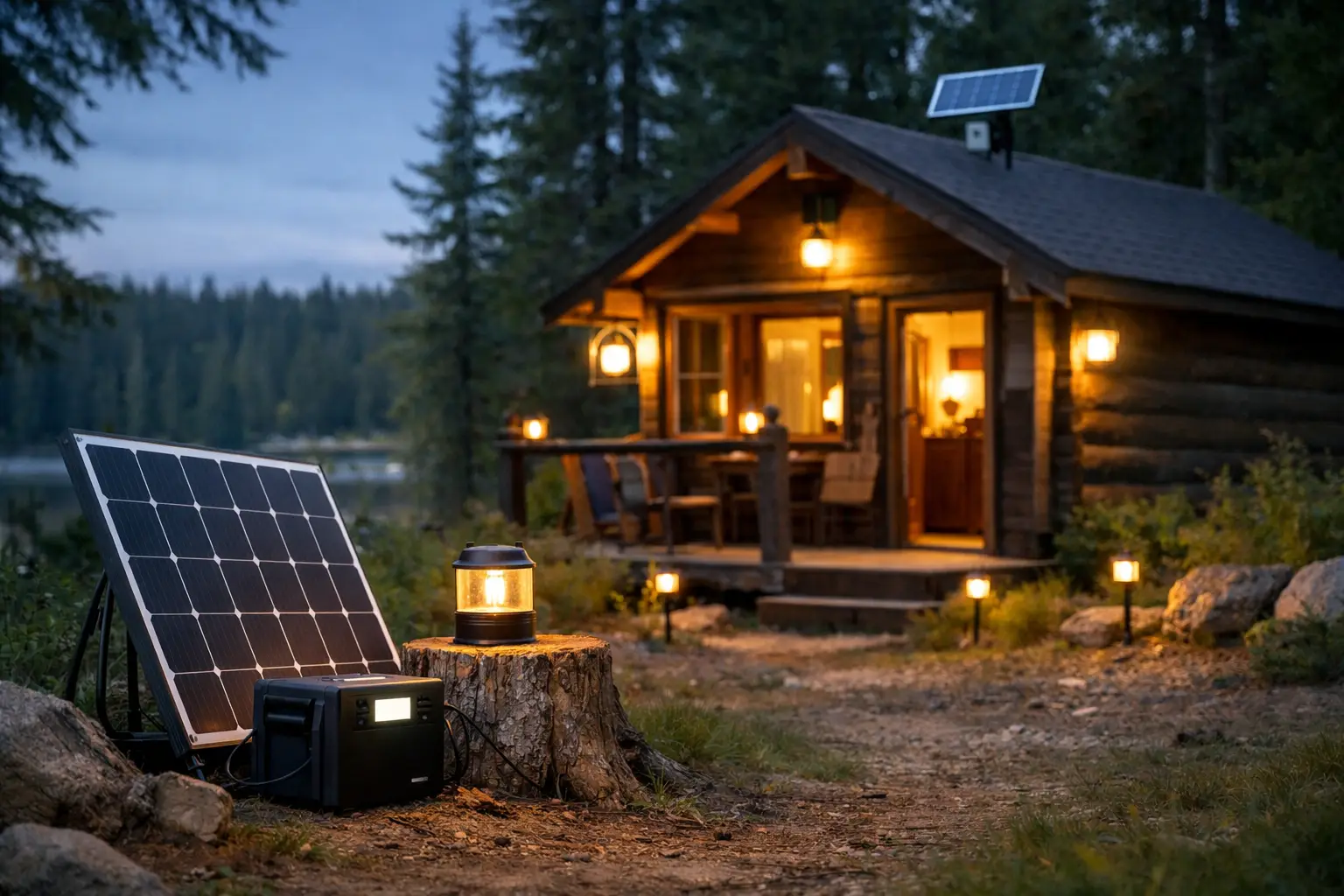 10 Small Cabin Solar Lighting Ideas