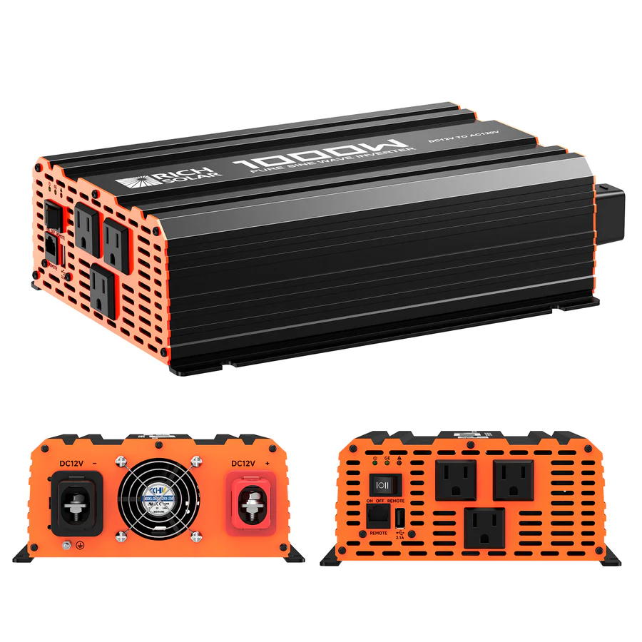 NOVA PURE 1K | 1000 Watt (1kW) 12 Volt Industrial Pure Sine Wave Inverter | Powerful 1000W 12V Off-Grid Inverter for RVs, Trailers, Campers, Vans, Trucks, Overlanders, Boats | Top Rated - Image 4