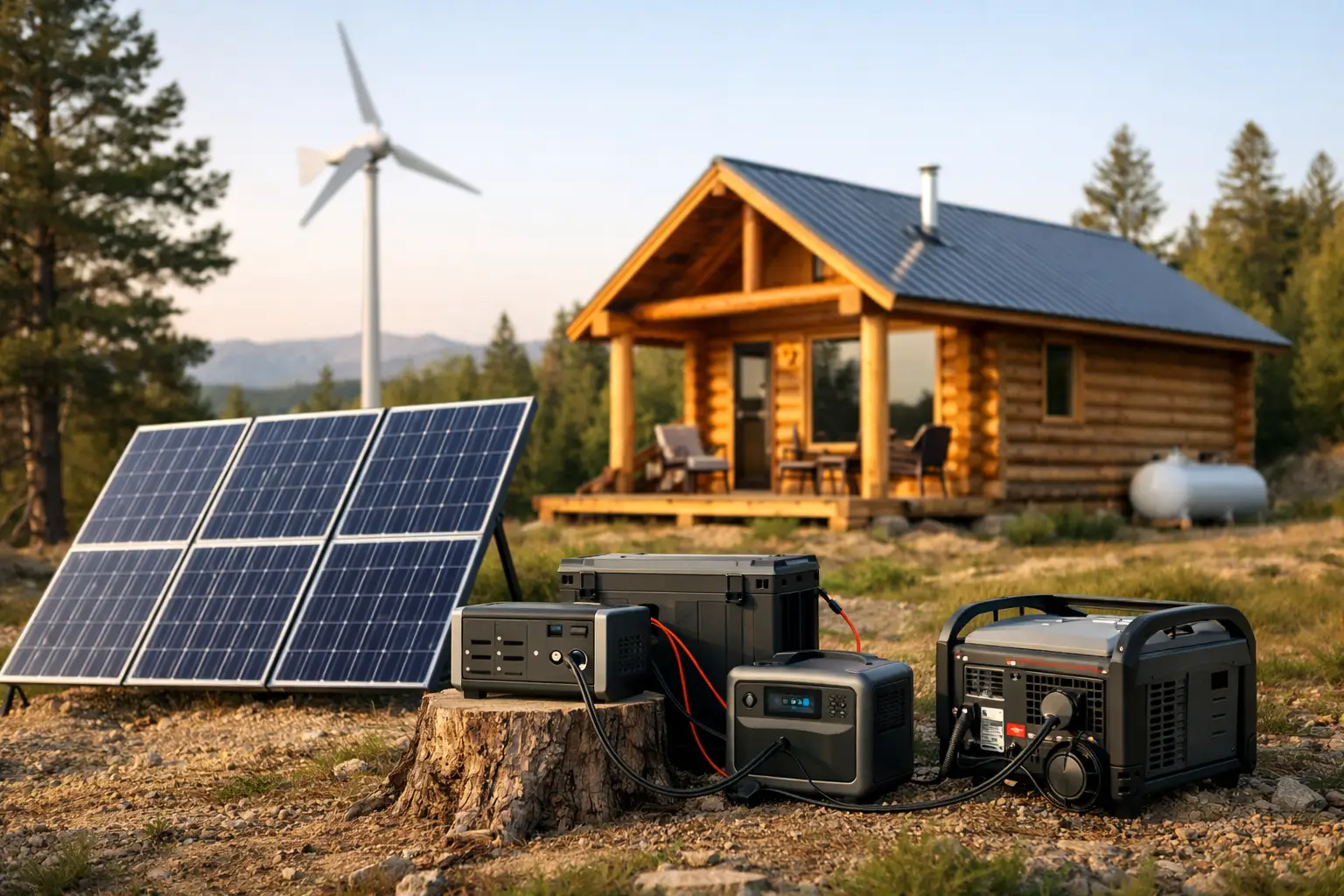 Off Grid Cabin Power Setup Made Simple