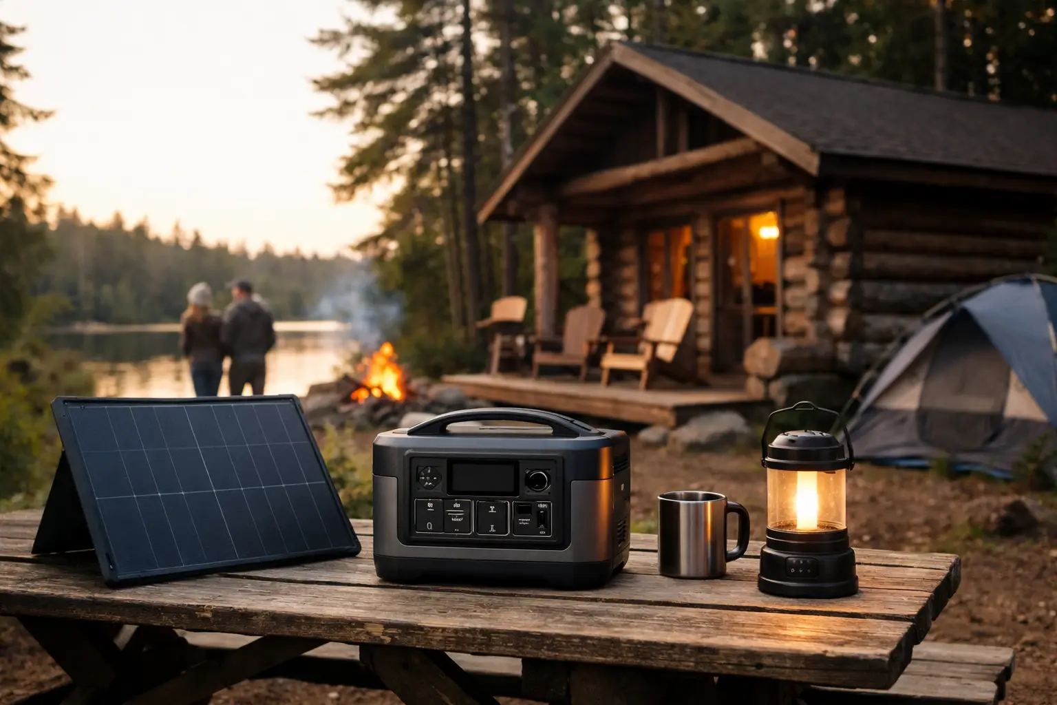 Portable Power for Weekend Camping Cabin