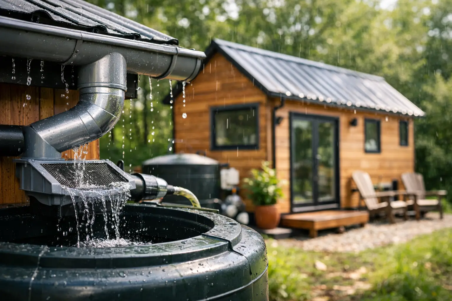 Rainwater Collection for Tiny Homes Made Simple