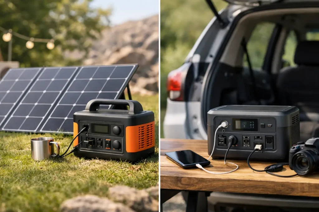 Solar Generator vs Power Station